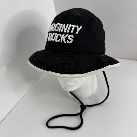 Unisex Onesize Danny Duncan Black Virginity Rocks Bucket Hat W/ Adj Strap - Picture 2 of 12